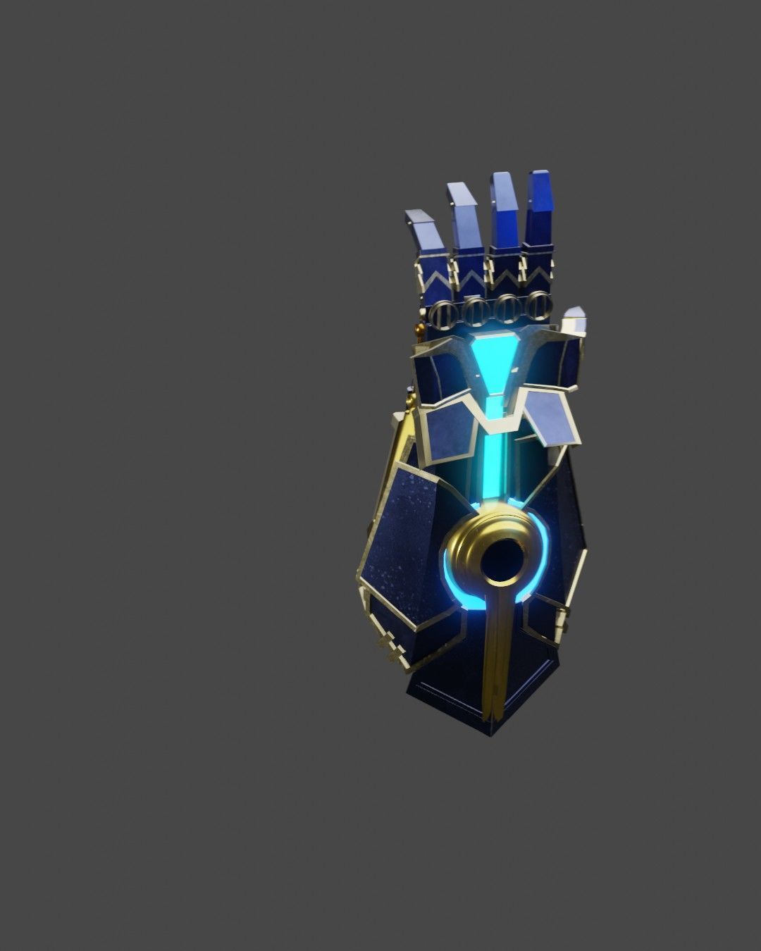 arcane atlas gaungulet vi weapon 3D model_5