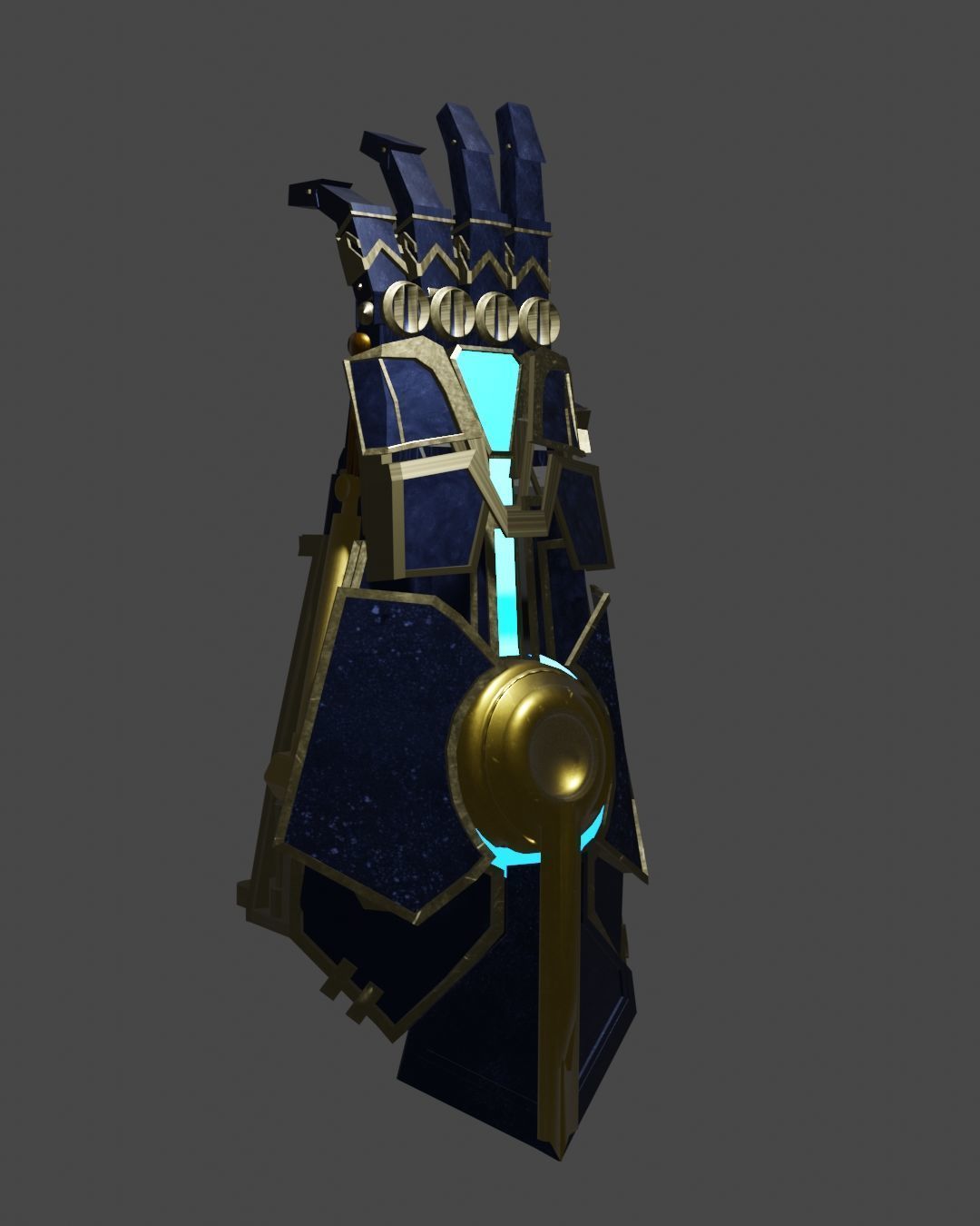 arcane atlas gaungulet vi weapon 3D model_8