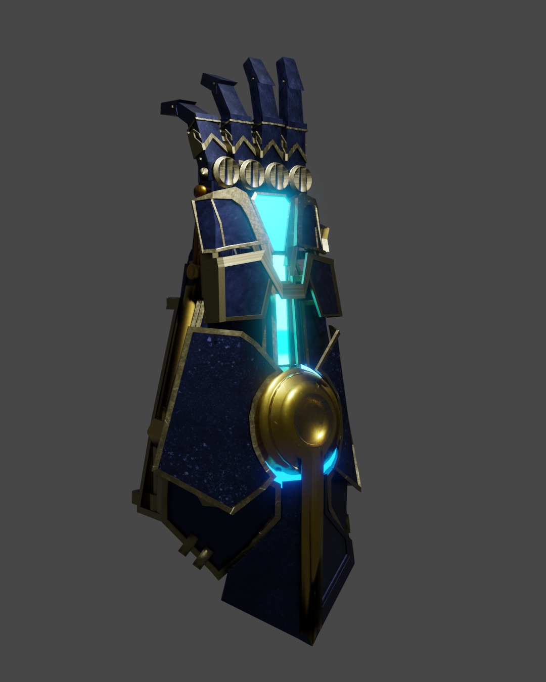 arcane atlas gaungulet vi weapon 3D model_9