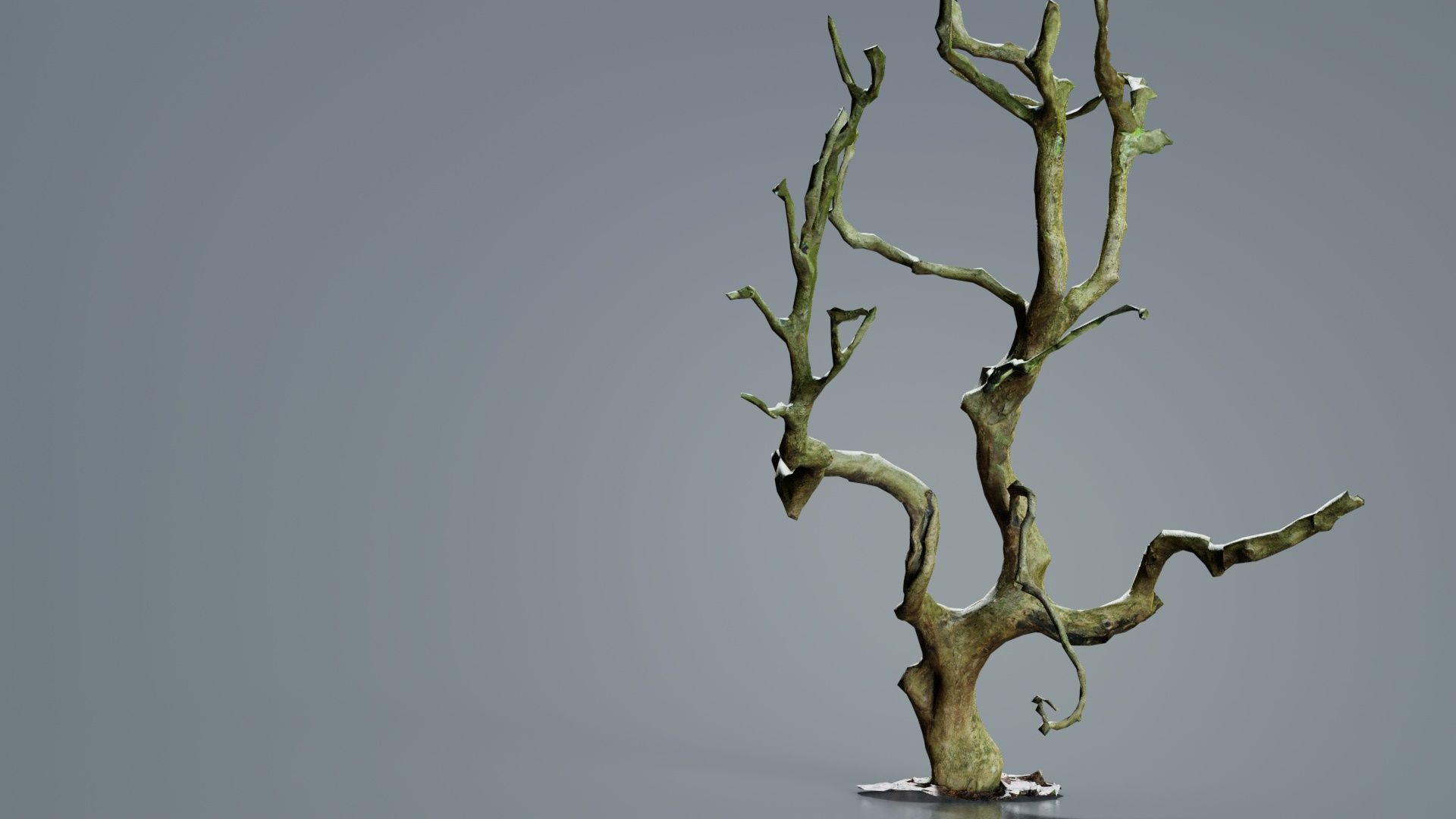 Wiggle Tree Branches Low-poly 3D model_1