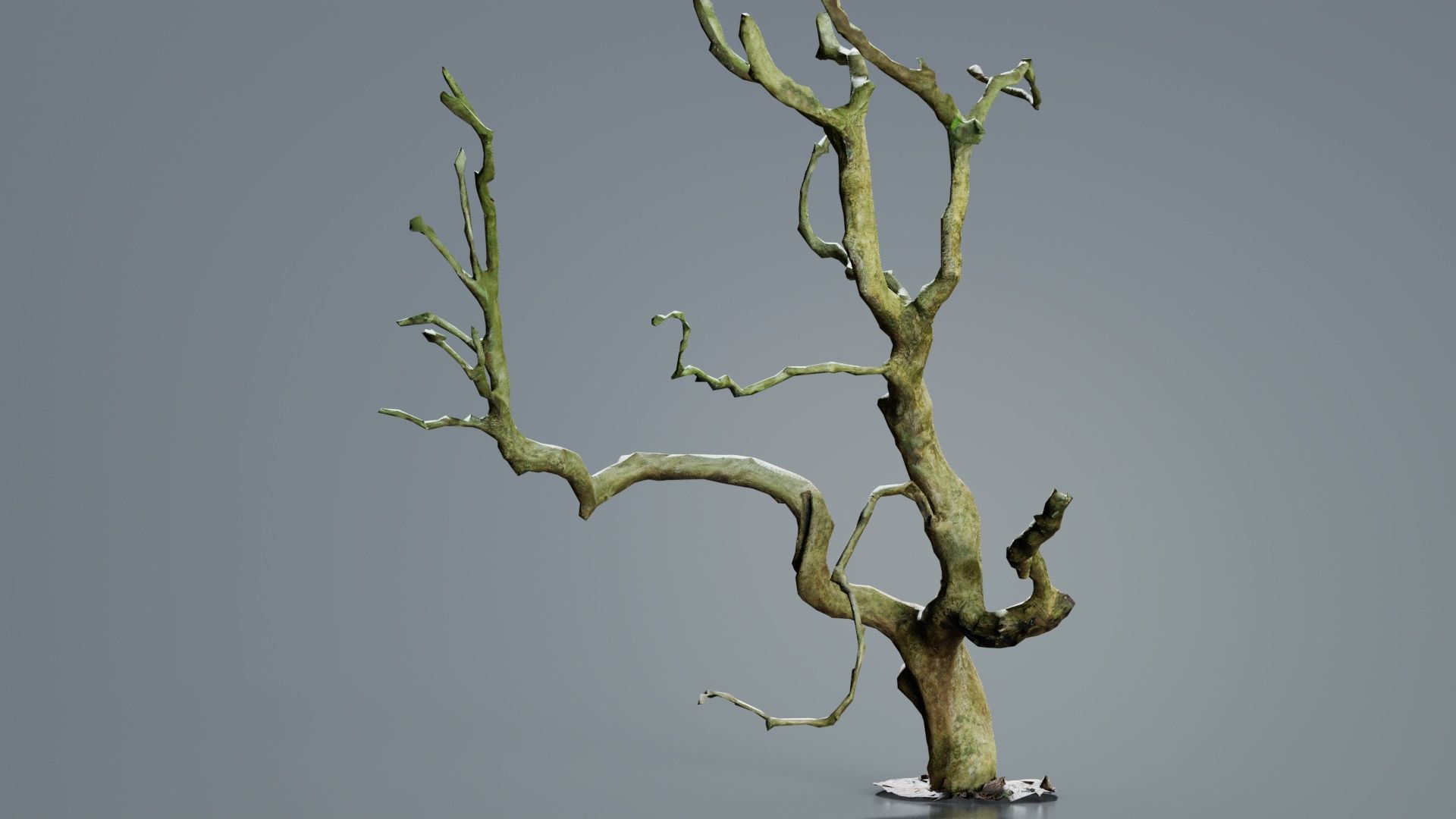 Wiggle Tree Branches Low-poly 3D model_7