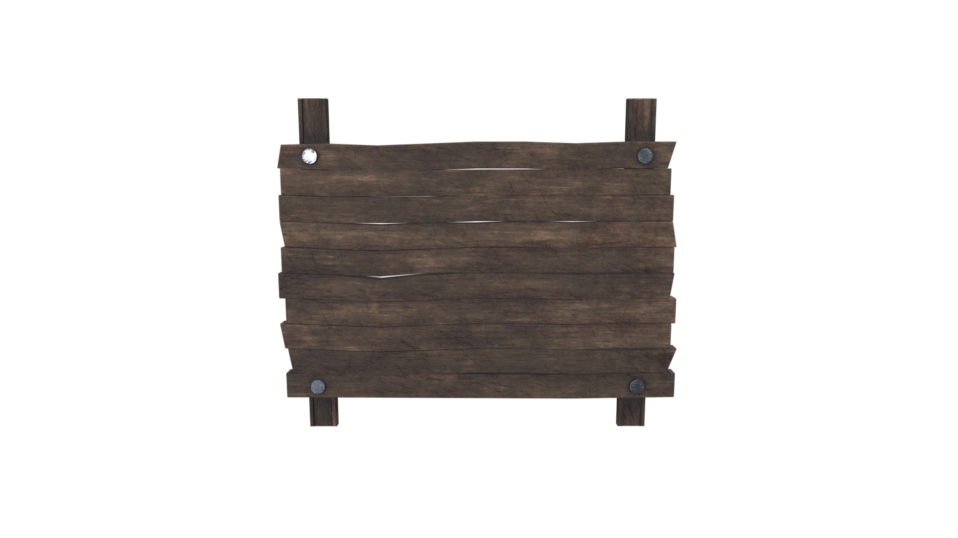 Medieval Board Low-poly 3D model_8
