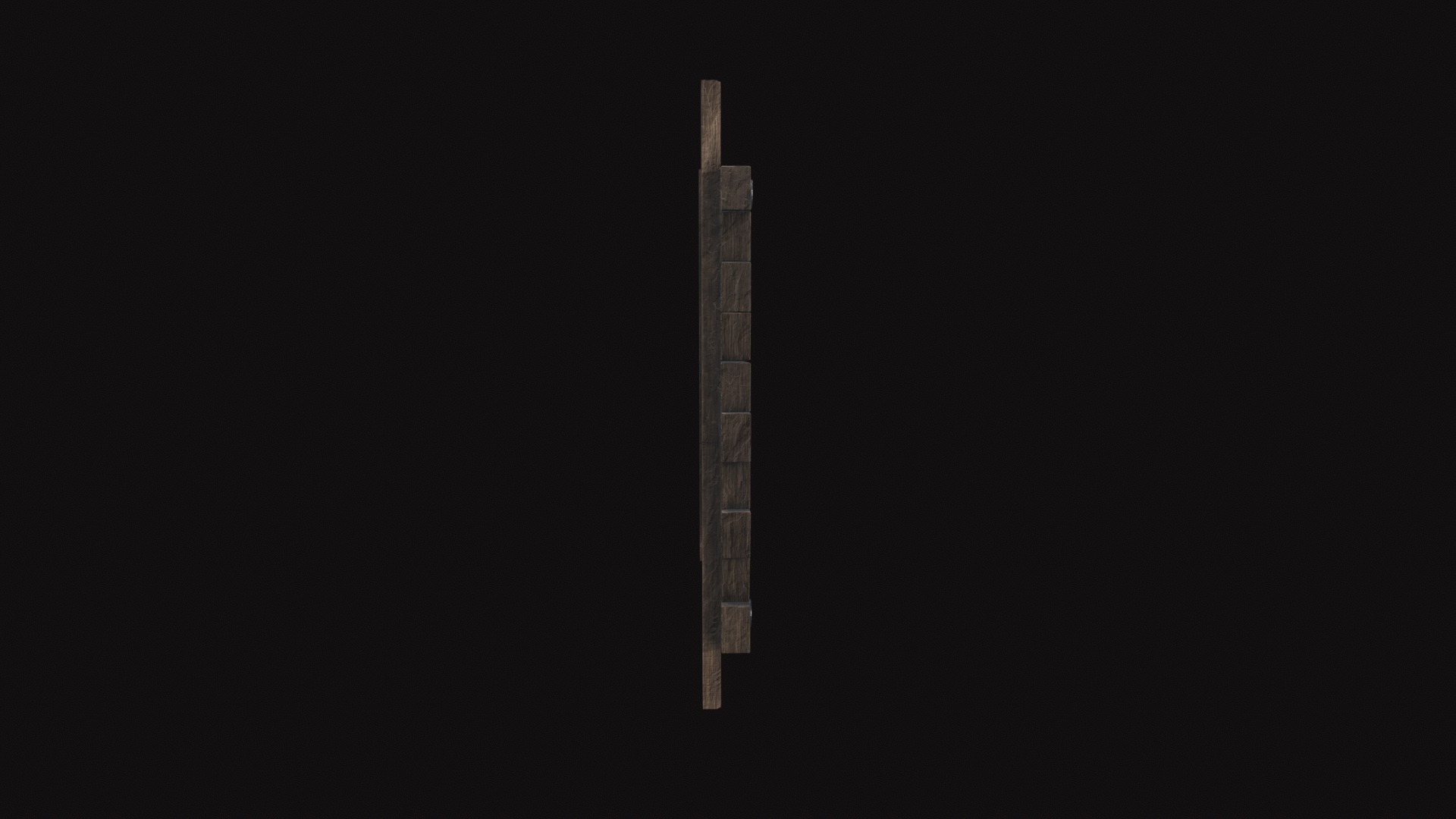 Medieval Board Low-poly 3D model_2