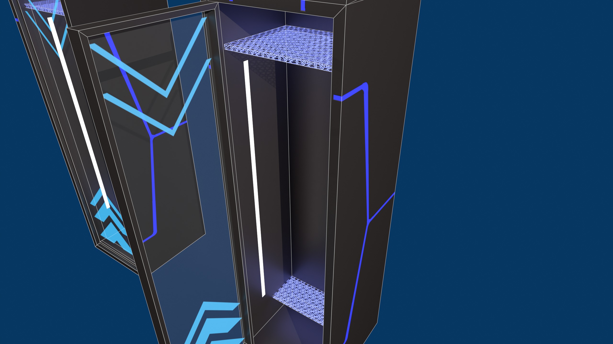 sci-fi looker Low-poly 3D model_7