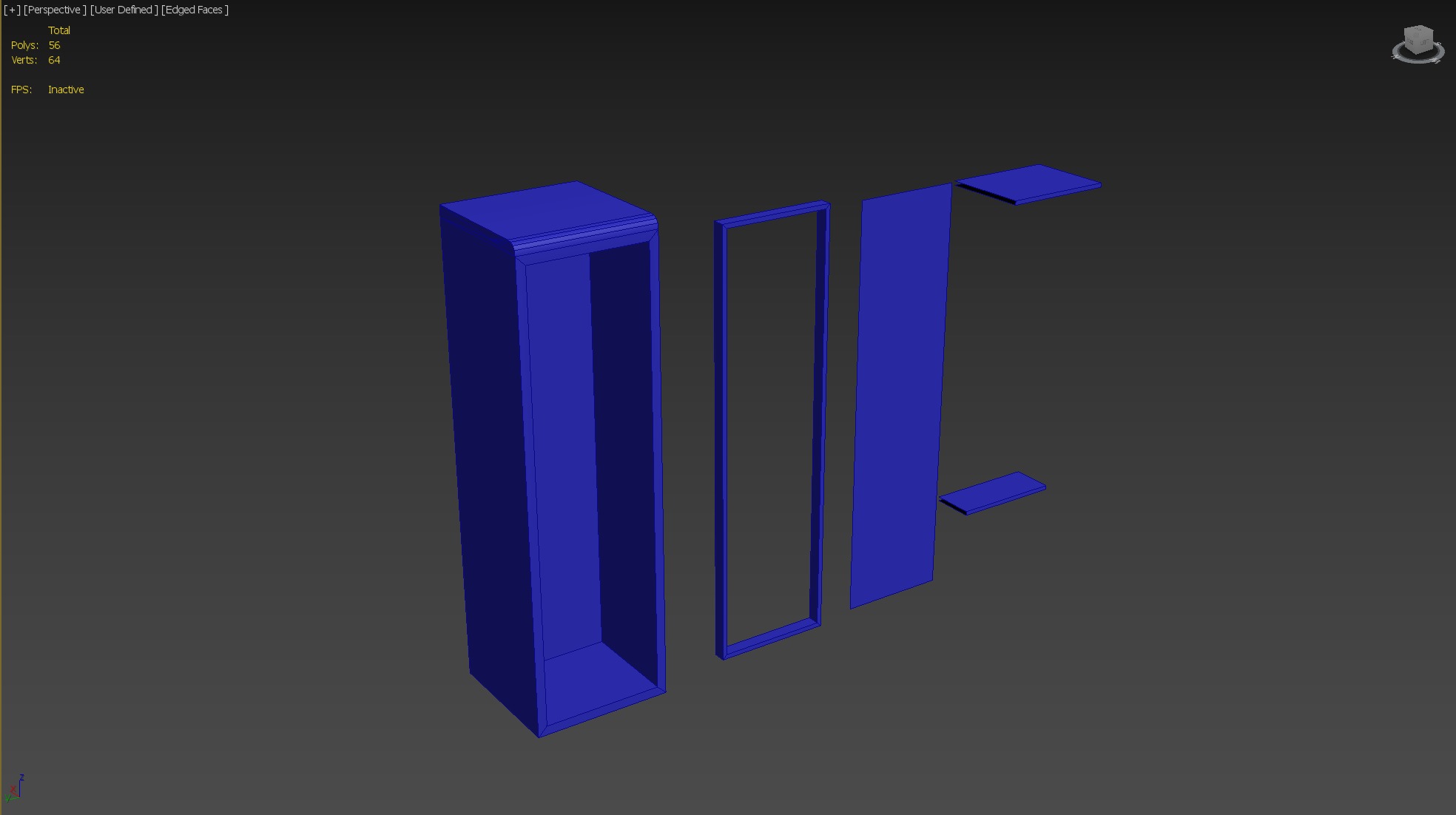 sci-fi looker Low-poly 3D model_10