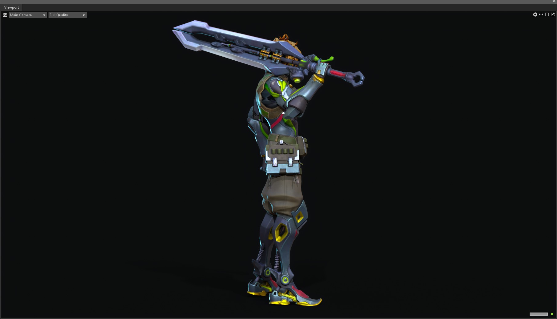 Epee warrior 3D model_18