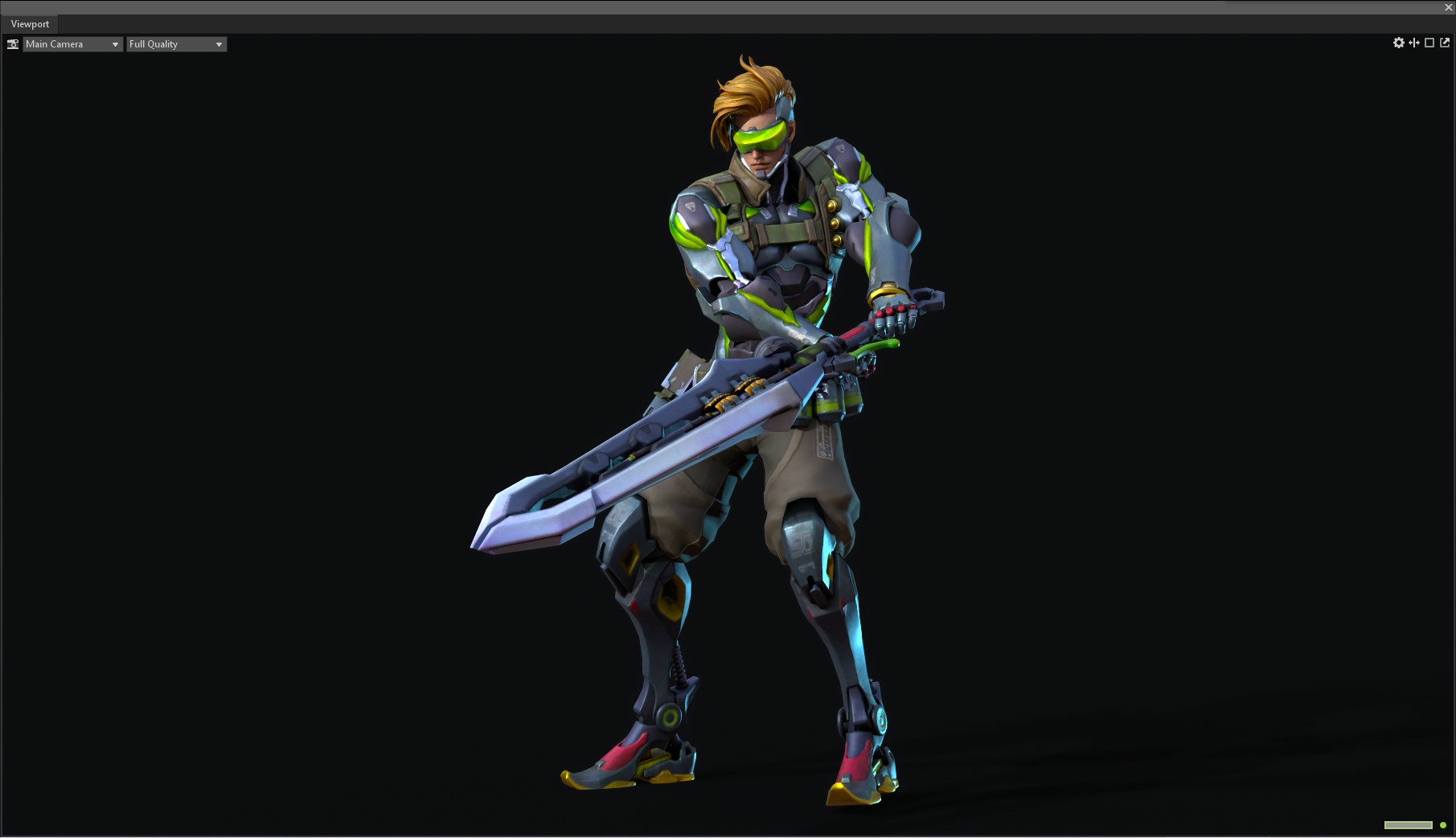 Epee warrior 3D model_22