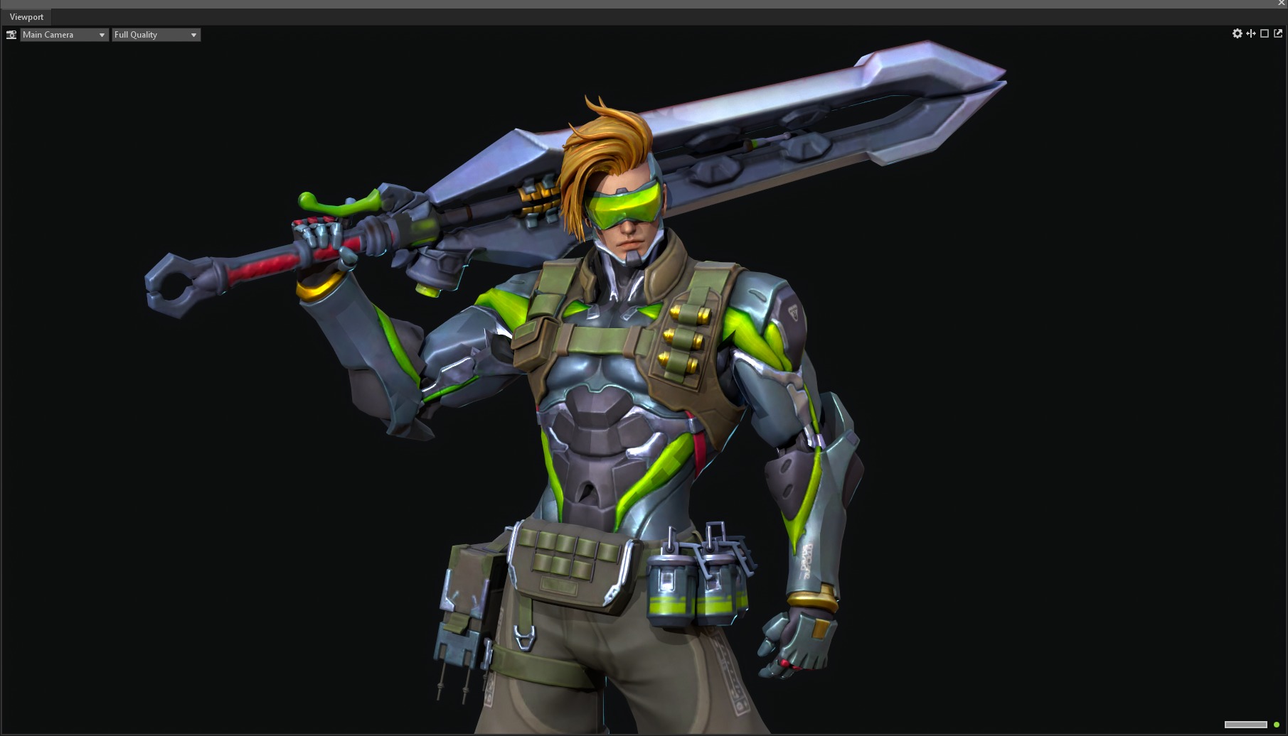 Epee warrior 3D model_20