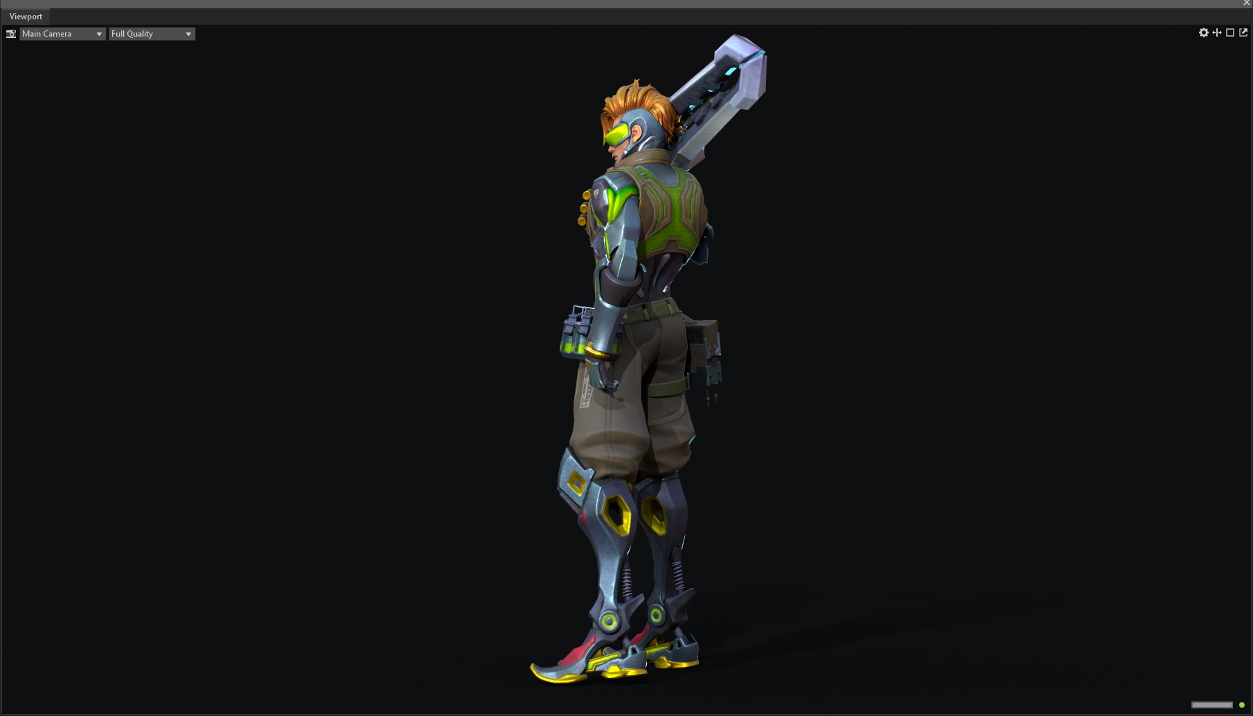 Epee warrior 3D model_16