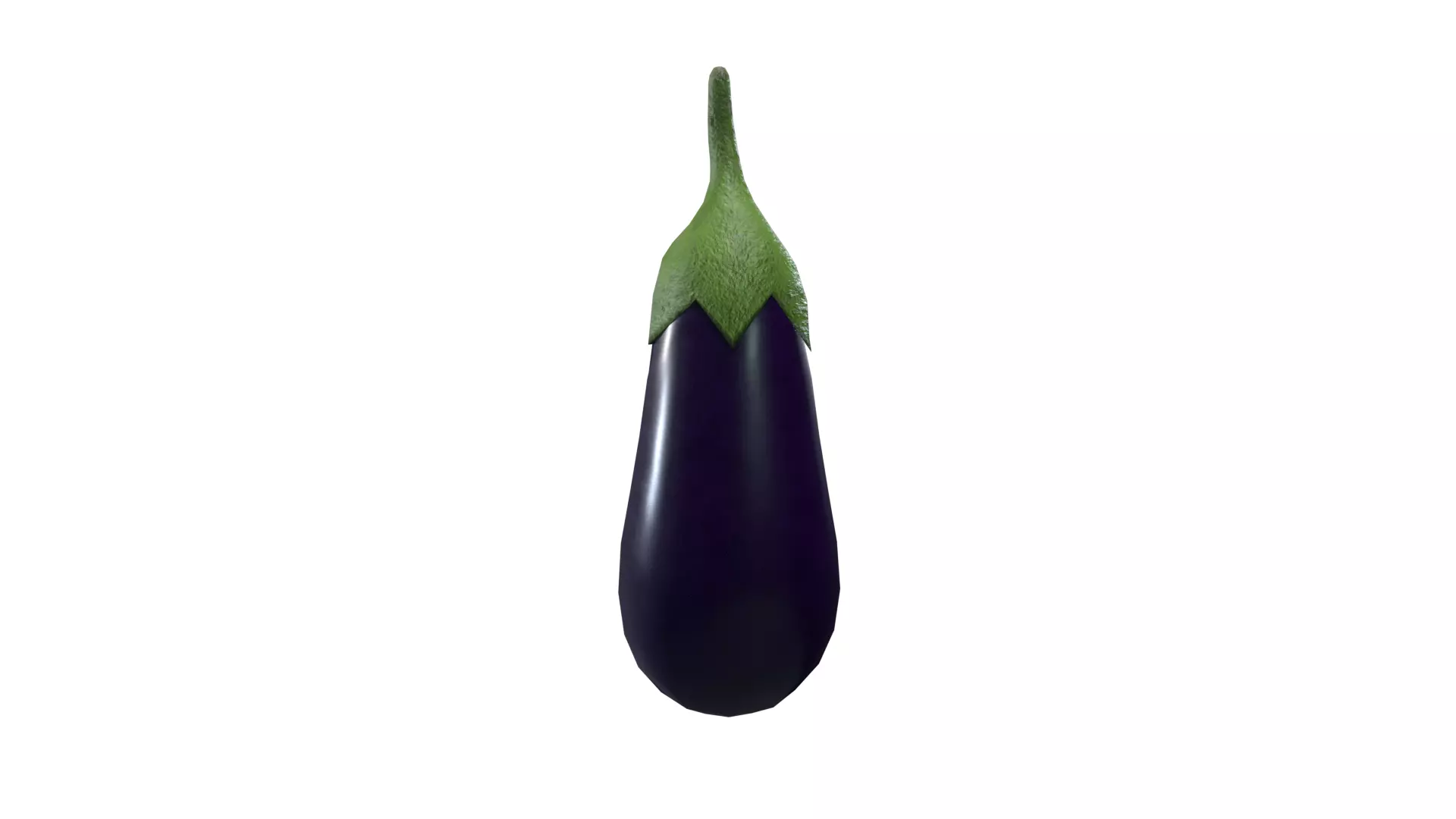 Brinjal Low-poly 3D model
