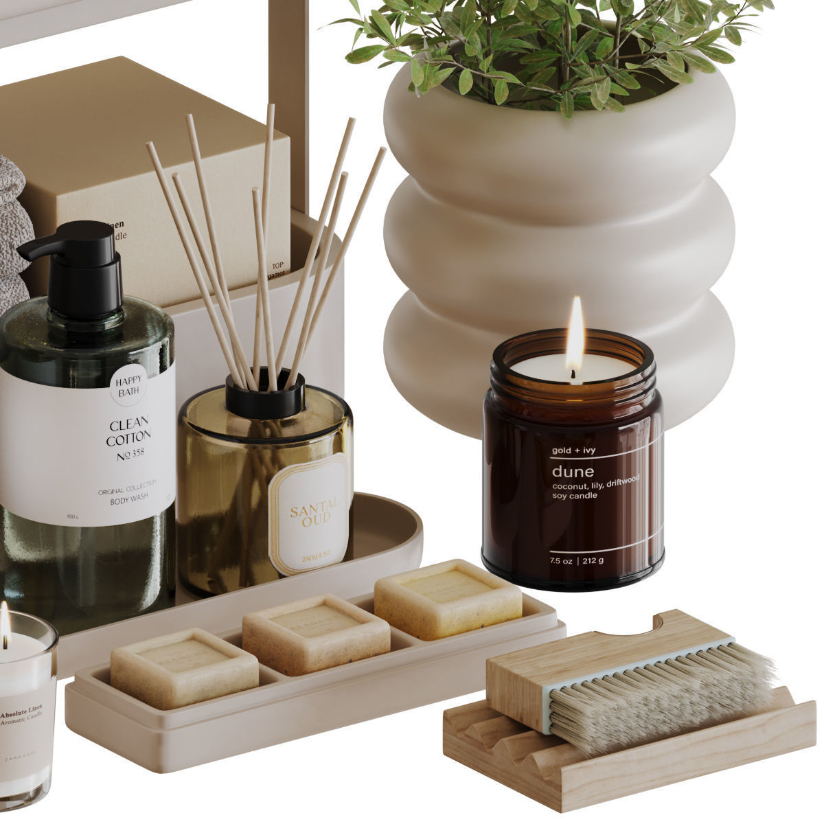 Bathroom Accessories-23 3D model_4