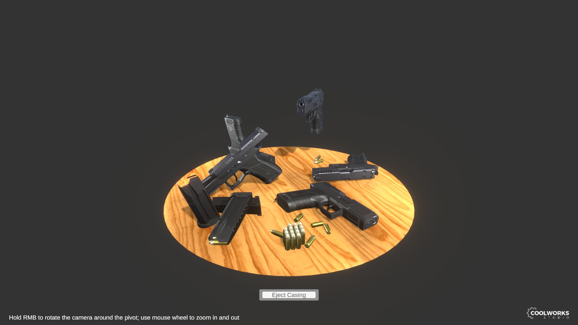 CZ P-09 C Pistol Low-poly 3D model_11