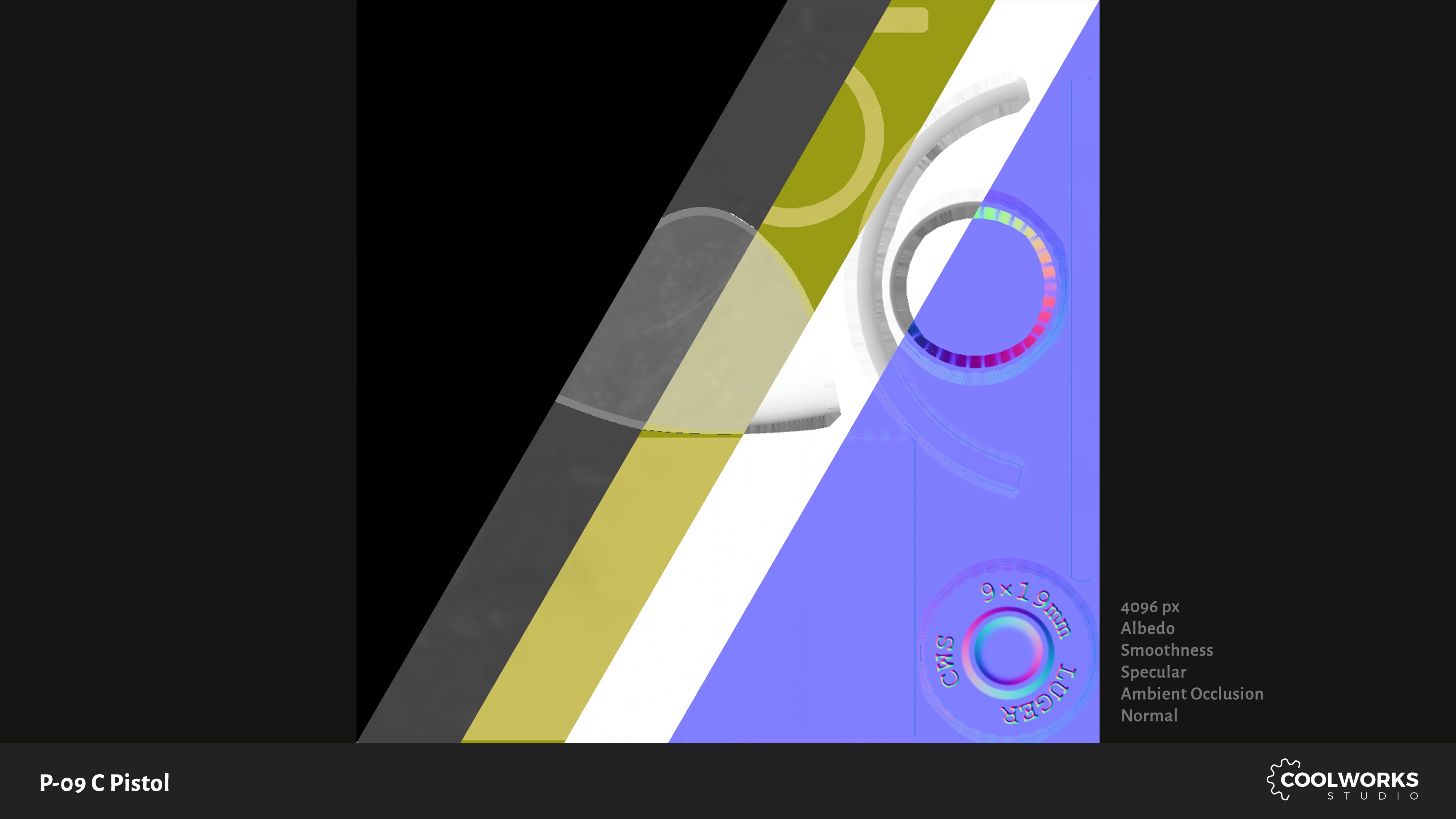 CZ P-09 C Pistol Low-poly 3D model_15