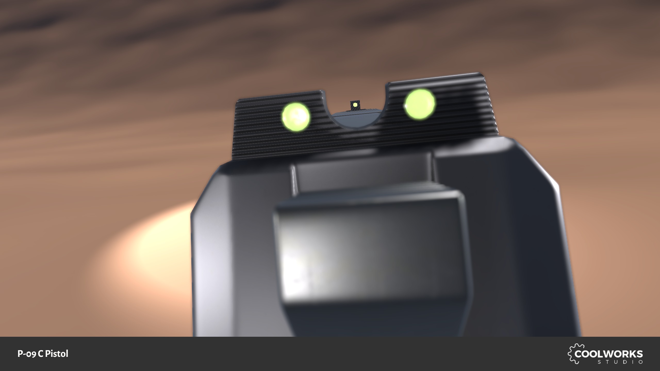 CZ P-09 C Pistol Low-poly 3D model_6