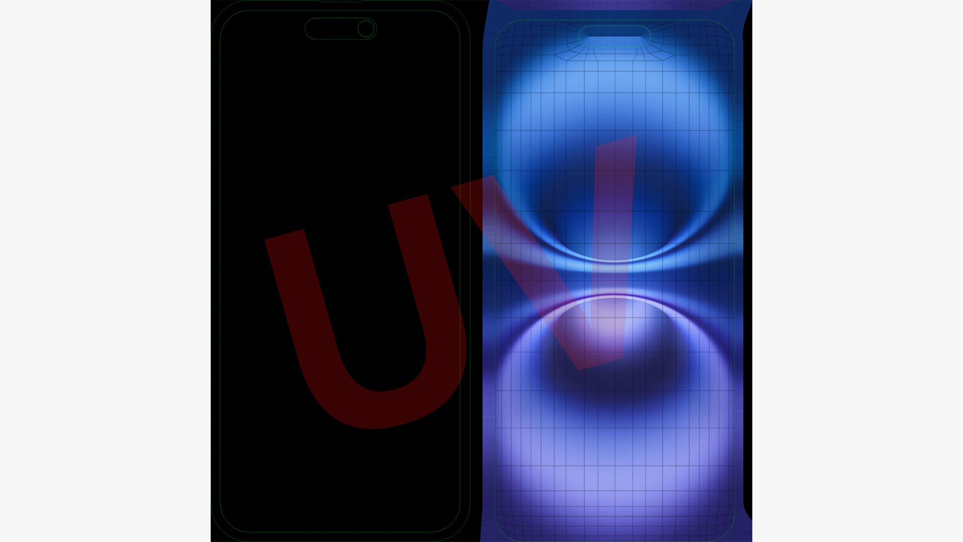 iPhone 16 and 16 Plus Ultramarine Low-poly 3D model_8