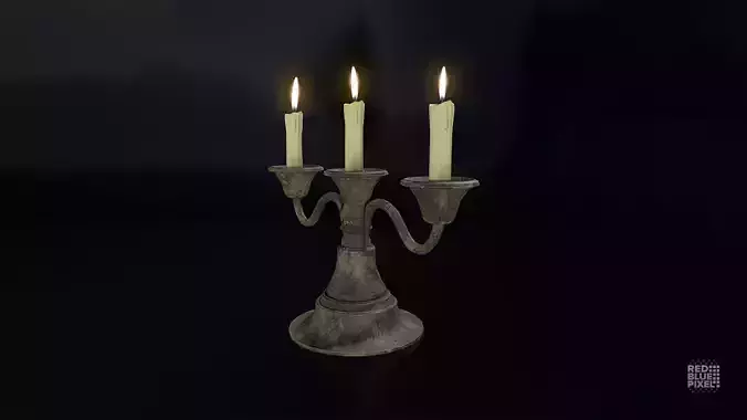 Medieval Candle Stand V02