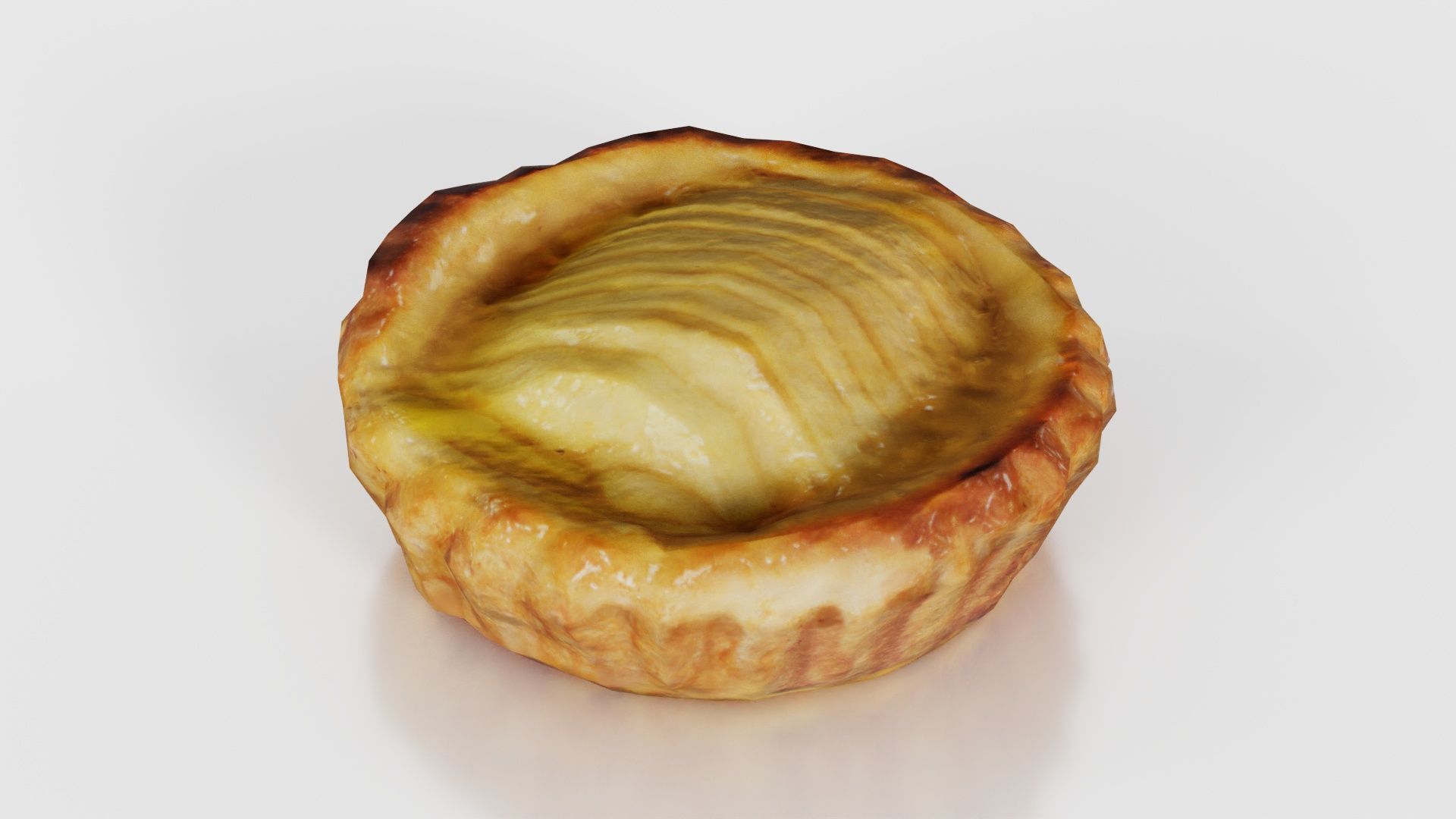 Apple Cake Low-poly 3D model_15