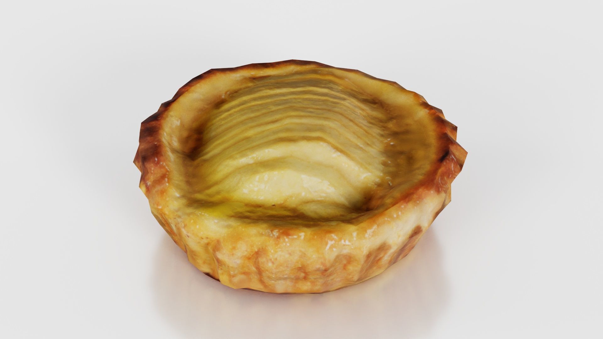 Apple Cake Low-poly 3D model_16