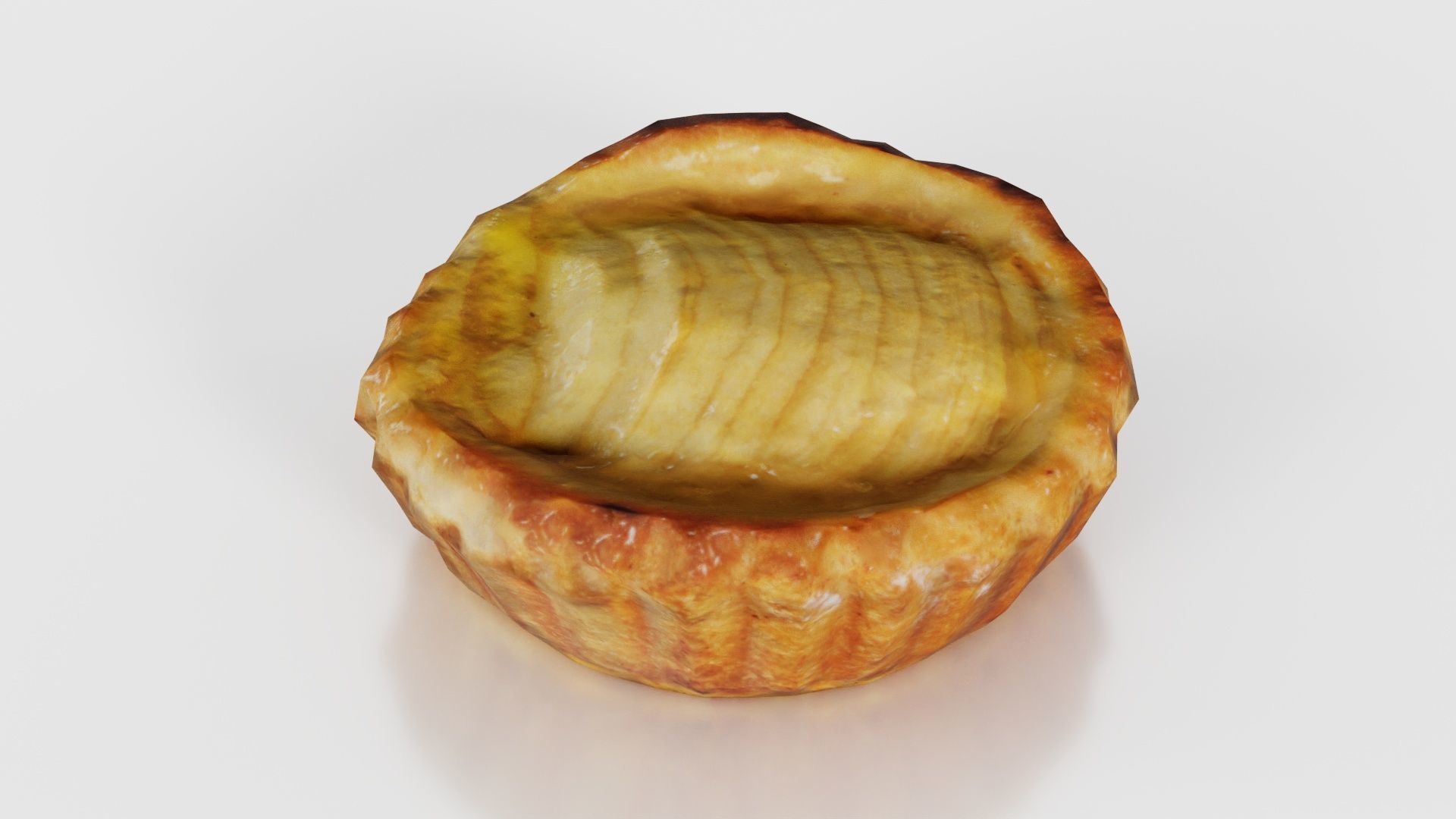 Apple Cake Low-poly 3D model_25