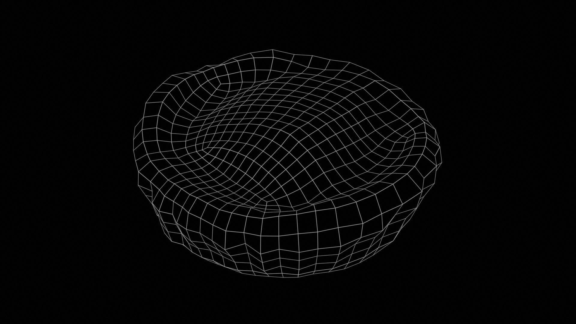 Apple Cake Low-poly 3D model_11