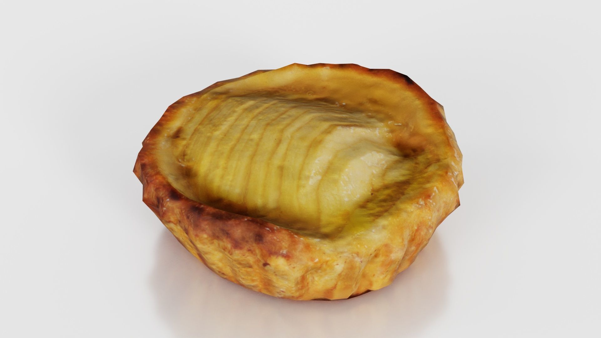 Apple Cake Low-poly 3D model_18