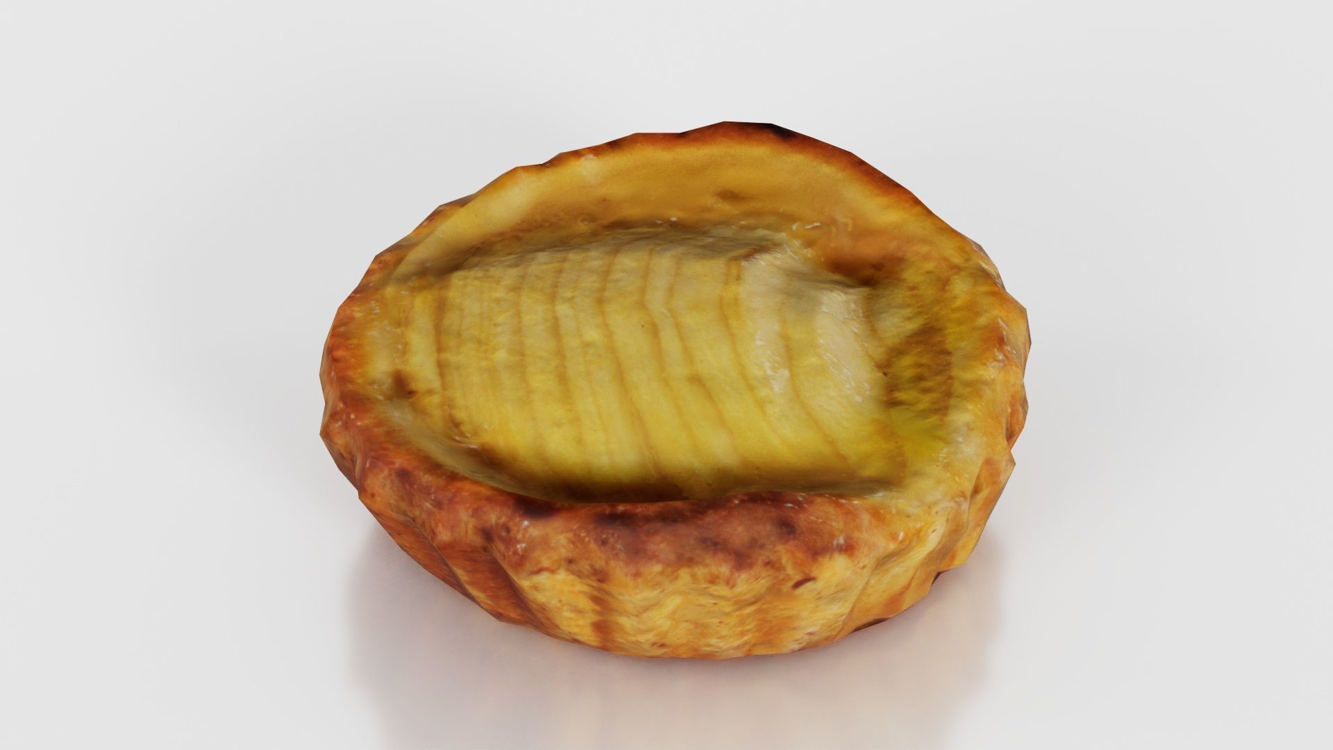 Apple Cake Low-poly 3D model_19