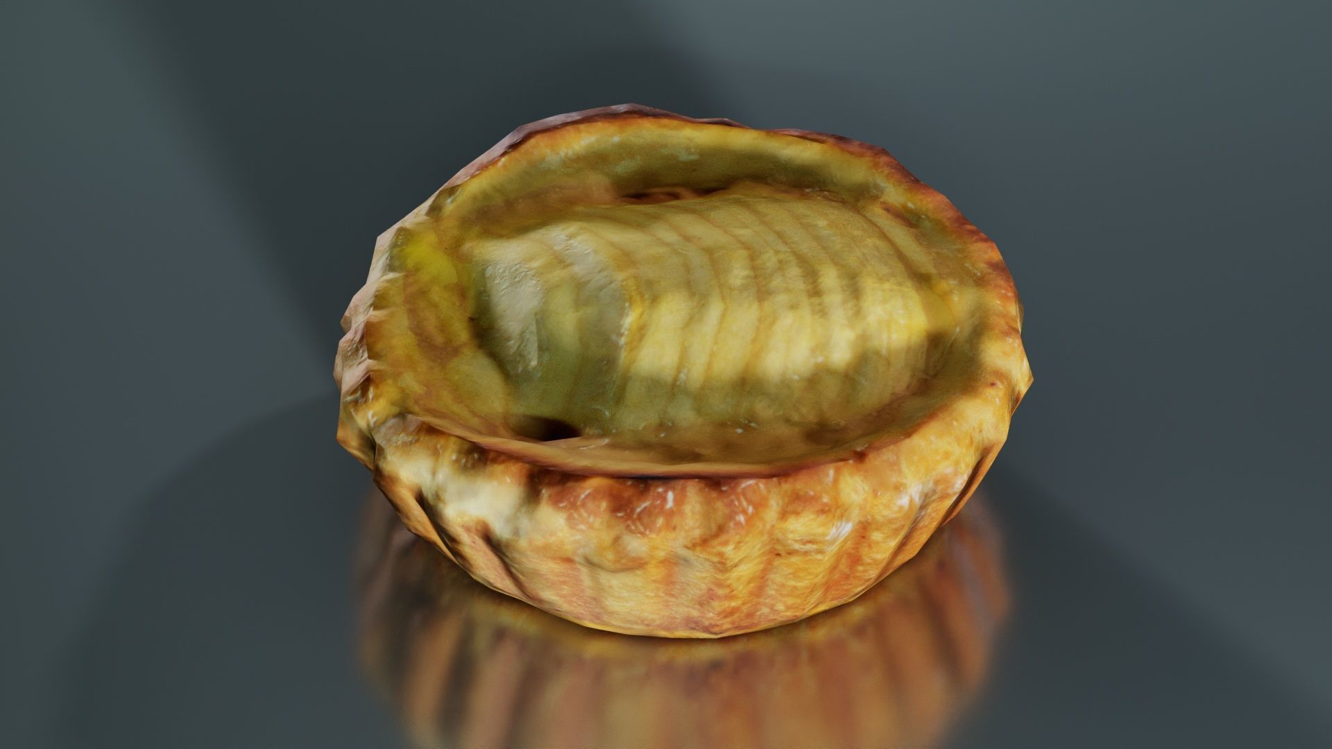 Apple Cake Low-poly 3D model_7