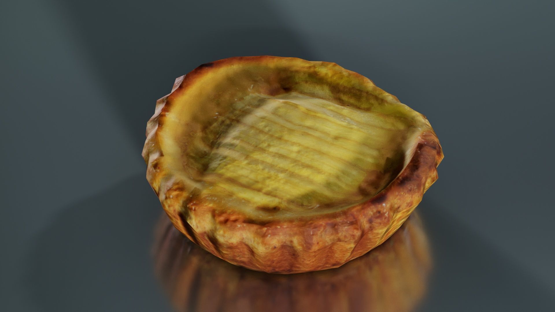 Apple Cake Low-poly 3D model_6