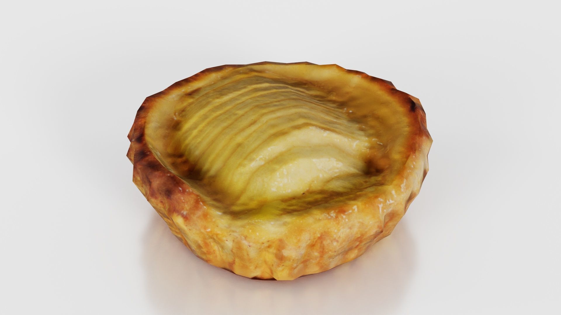 Apple Cake Low-poly 3D model_17