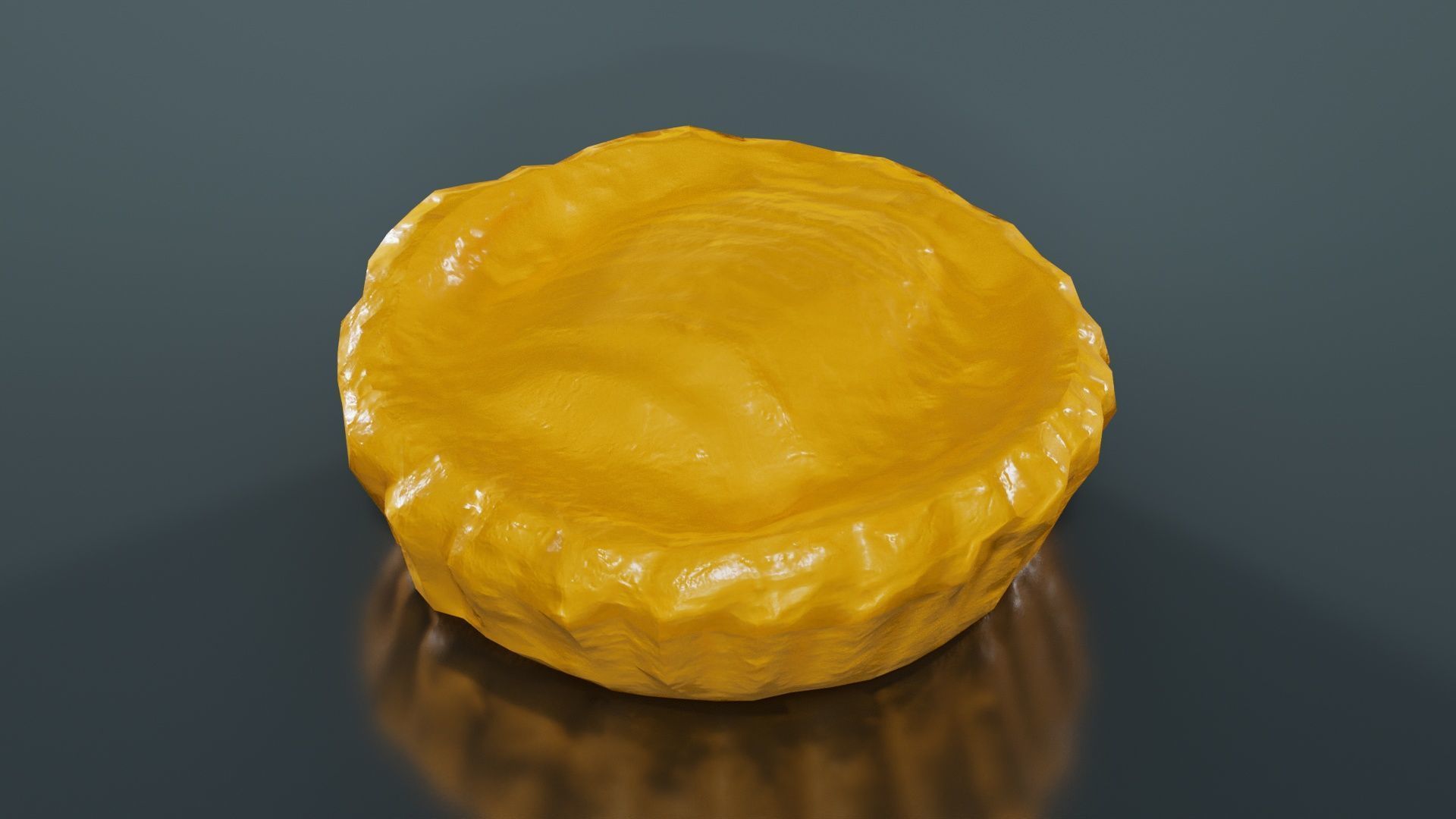Apple Cake Low-poly 3D model_12