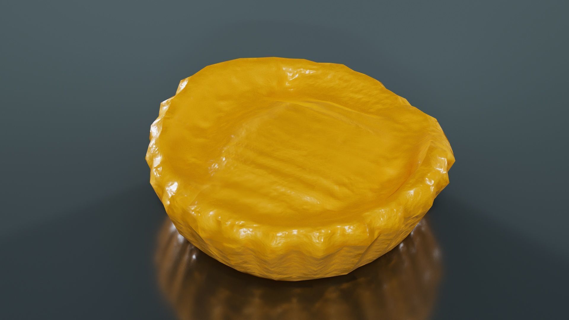 Apple Cake Low-poly 3D model_13