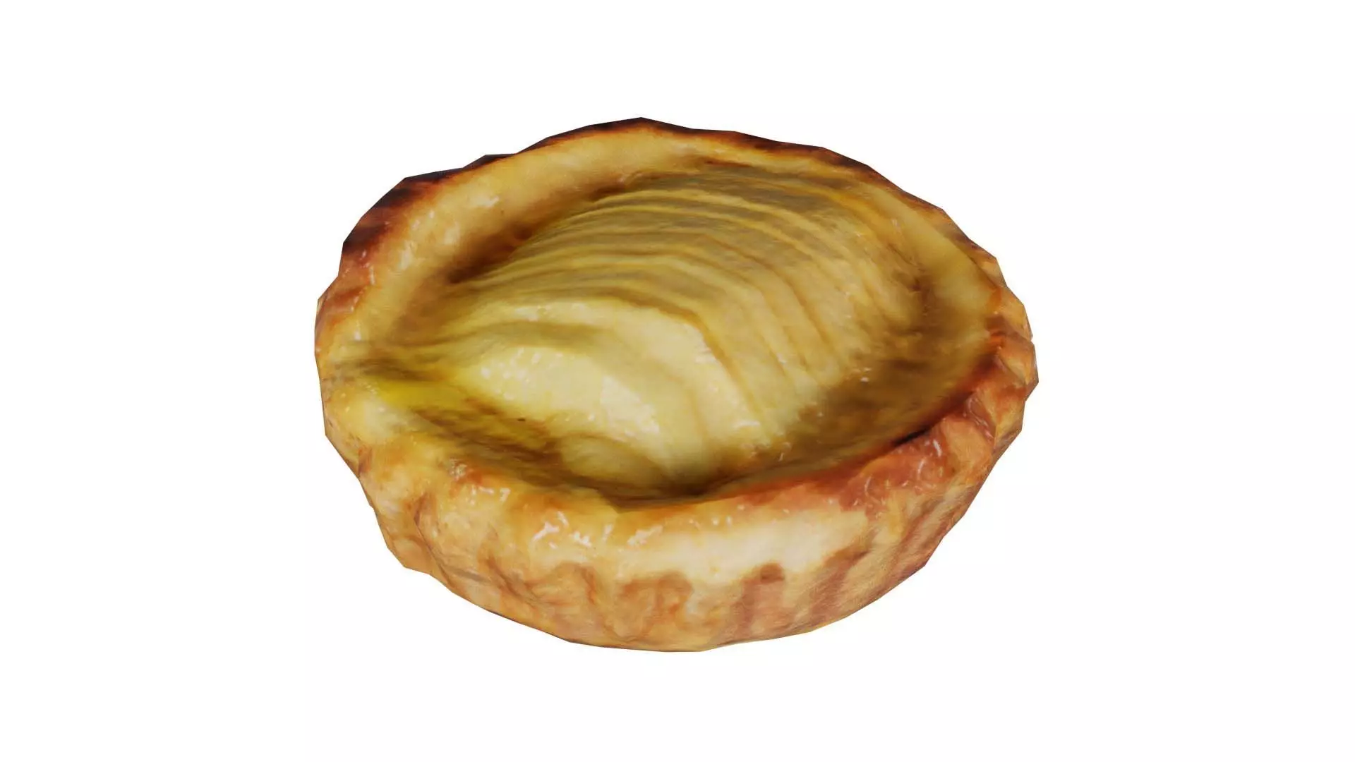 Apple Cake Low-poly 3D model_0