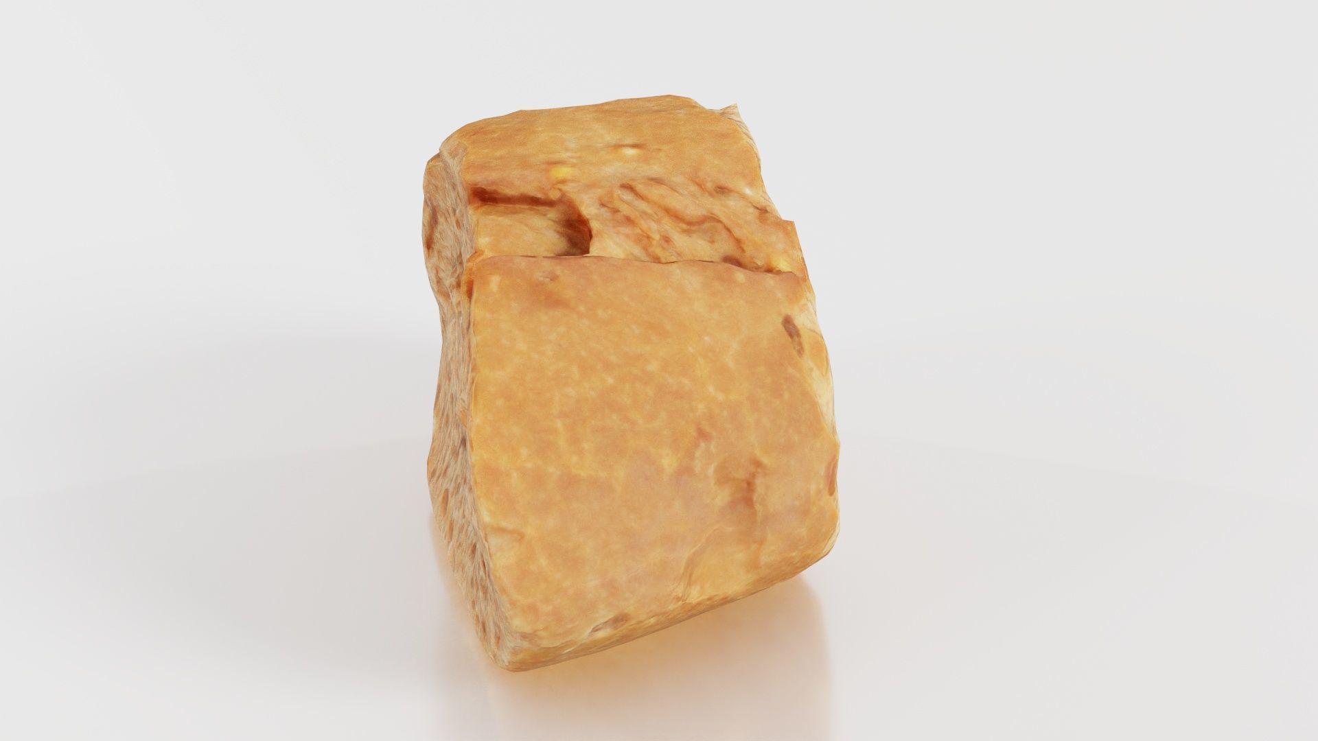 Bread Sliced Brown 1 Low-poly 3D model_6