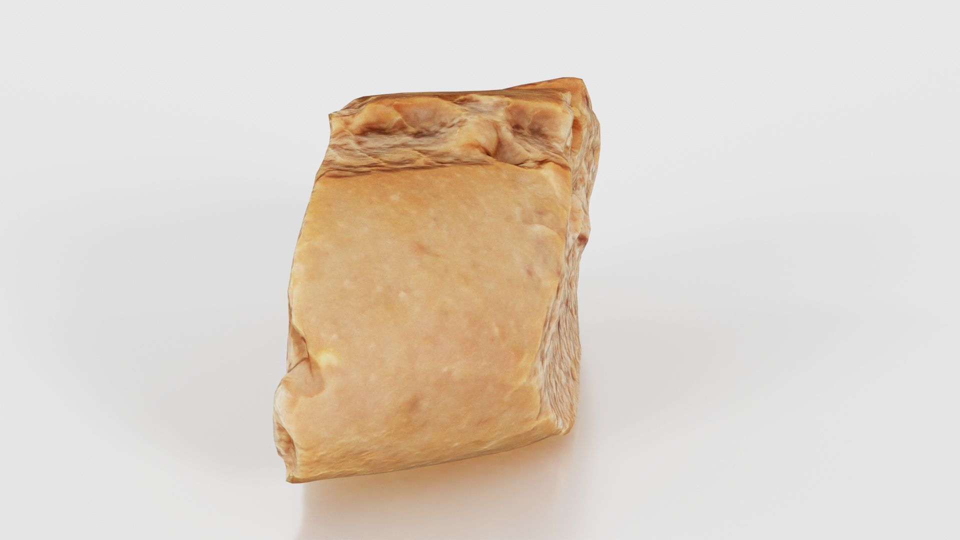 Bread Sliced Brown 1 Low-poly 3D model_25