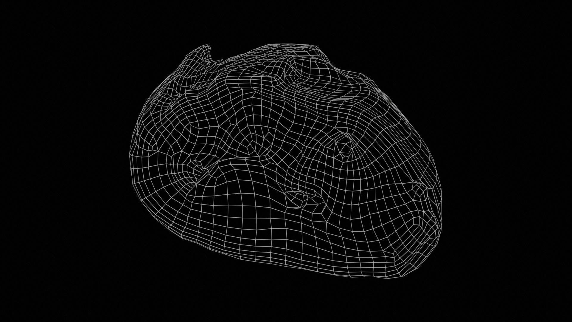 Bread Sliced Brown 1 Low-poly 3D model_11