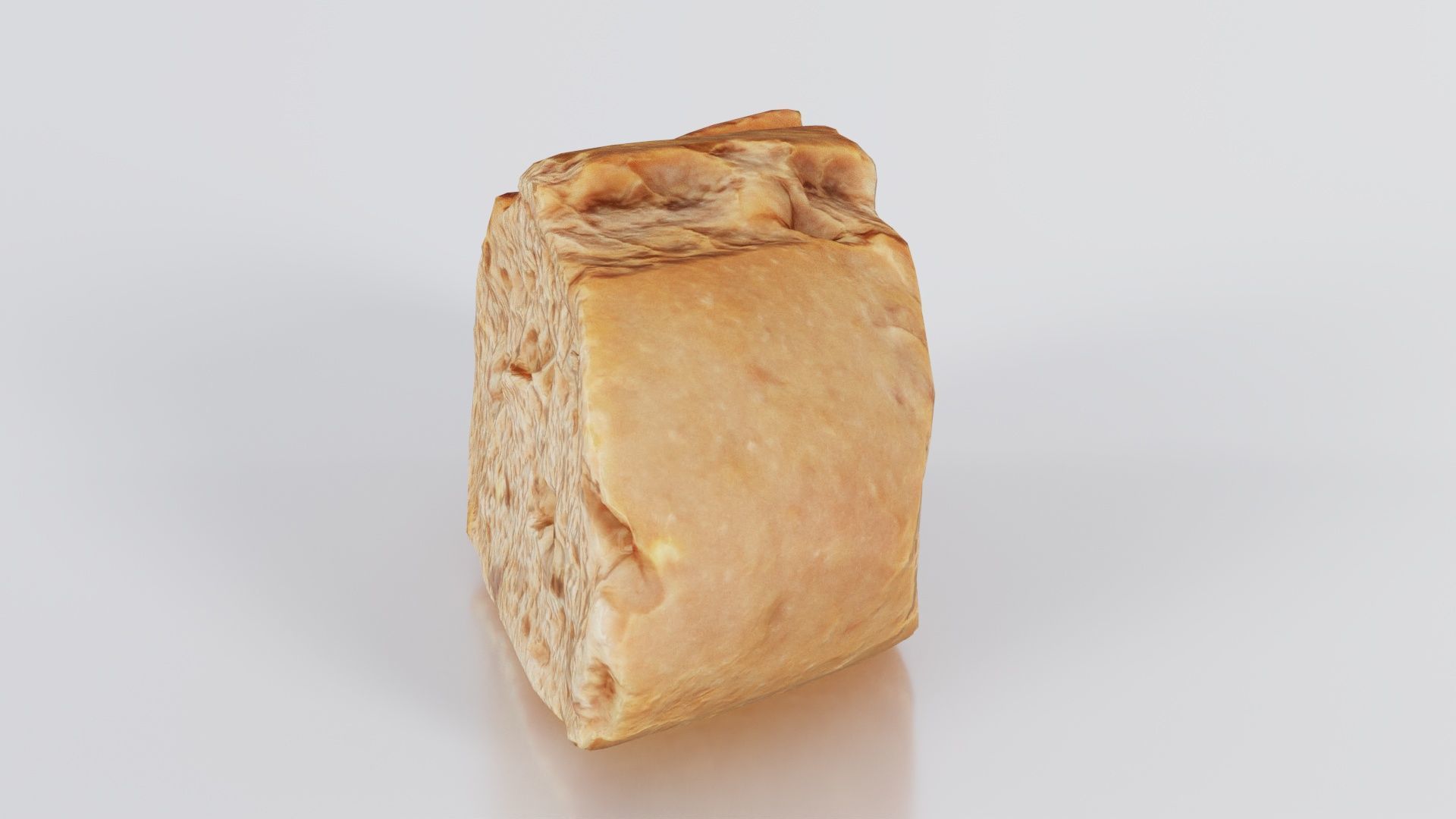 Bread Sliced Brown 1 Low-poly 3D model_2