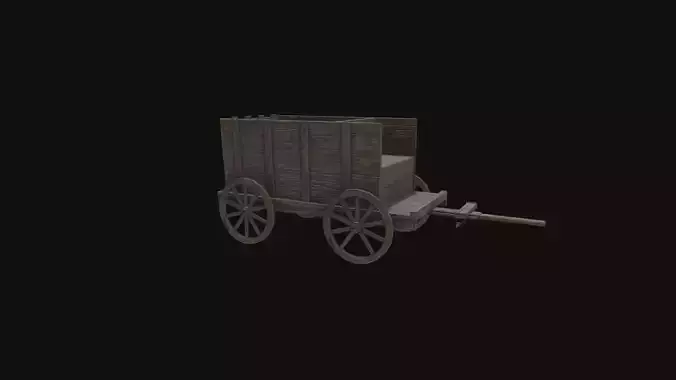 Medieval Carriage V02