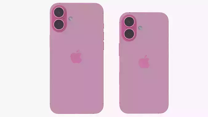 iPhone 16 and 16 Plus Pink
