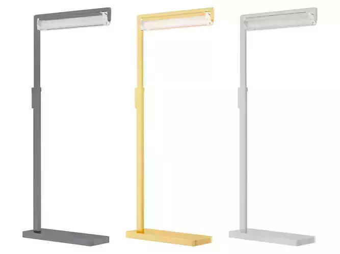 RH Audubon Task Floor Lamp 3D model