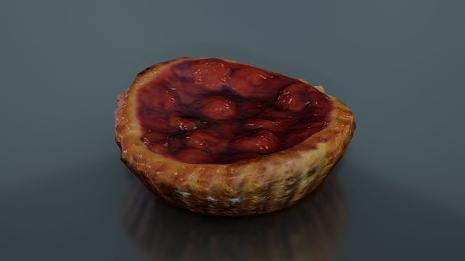 Cherry Cake Low-poly 3D model 4