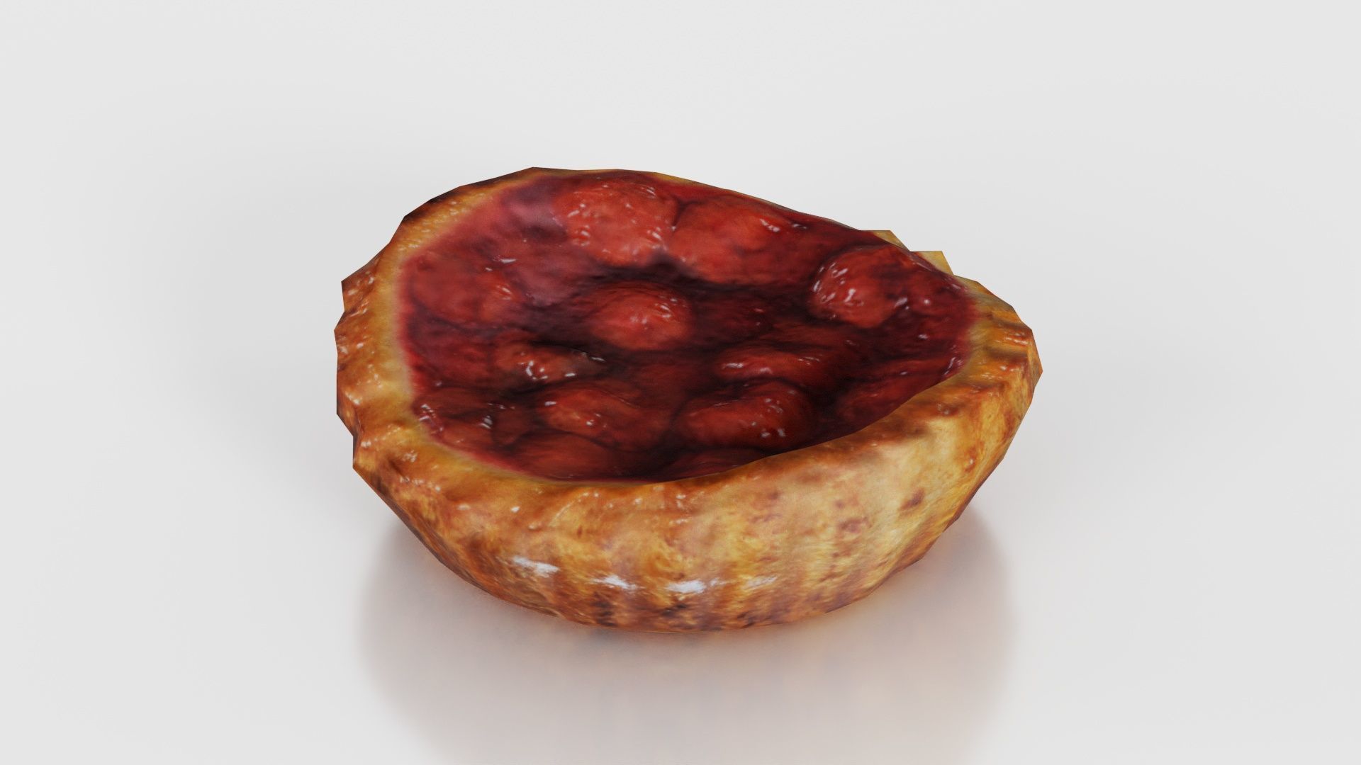 Cherry Cake Low-poly 3D model_21