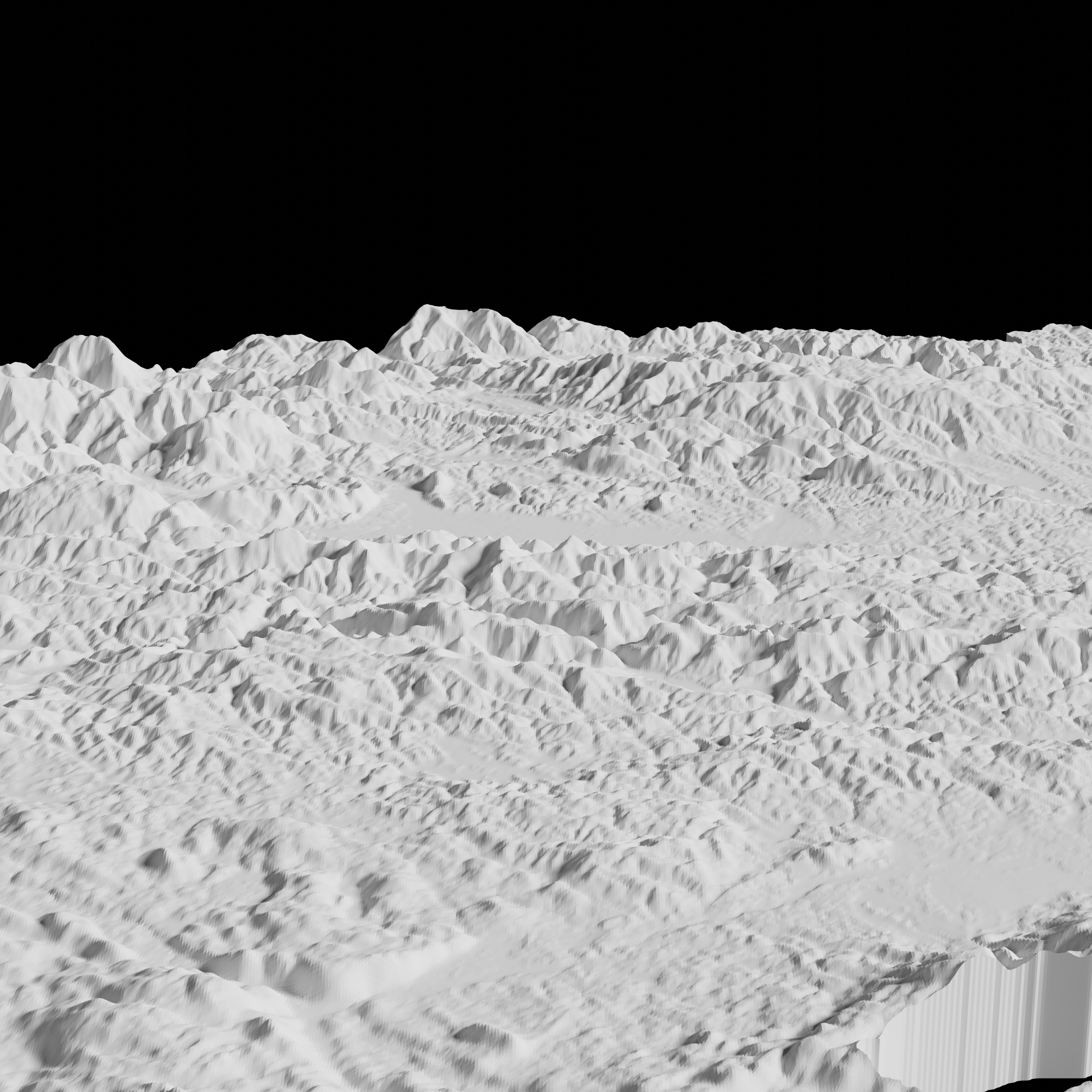 Slovenia Topographic Map - 3D Terrain Topography of Slovenia 3D print model_2