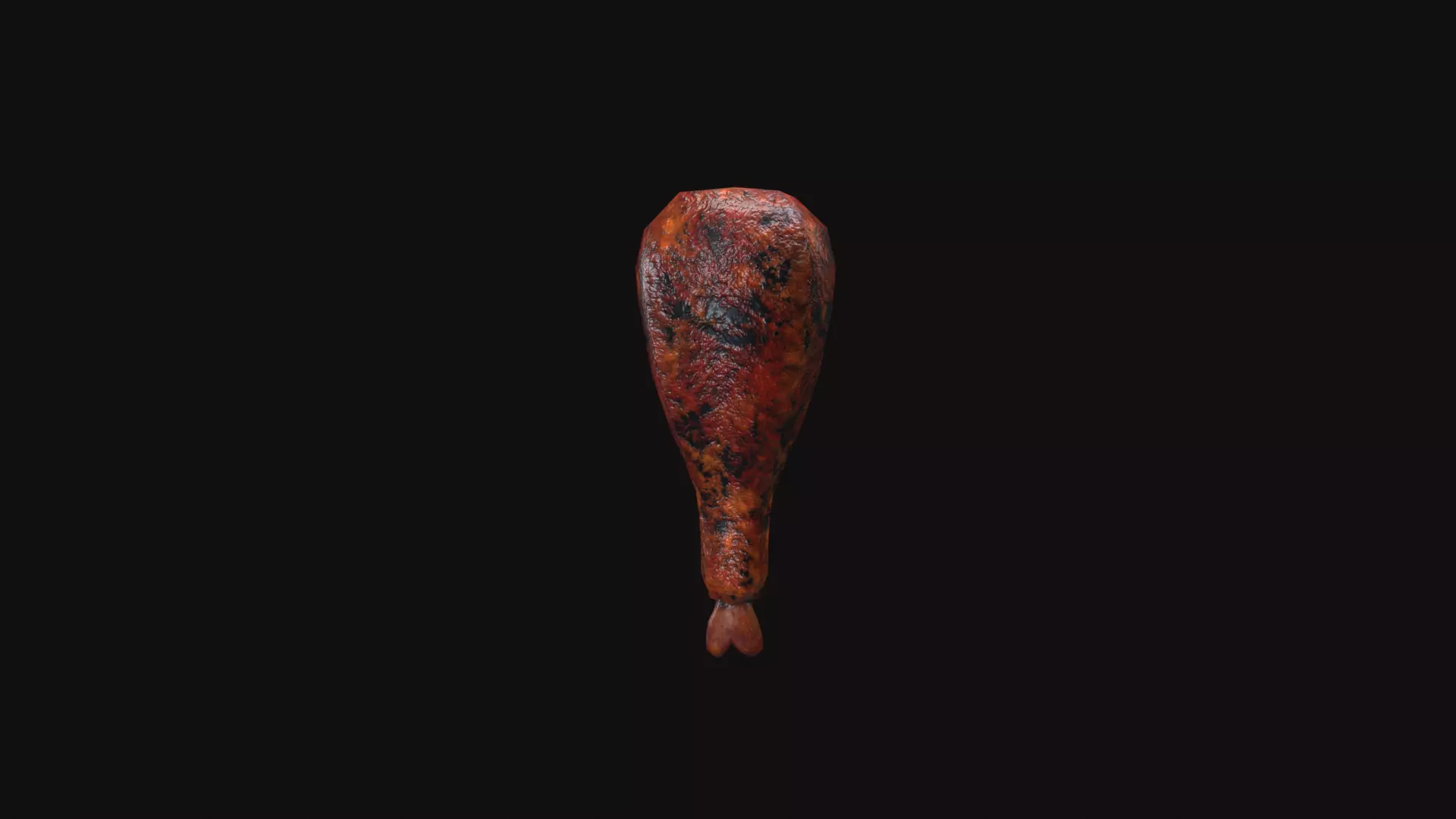 Chicken Leg Piece Low-poly 3D model