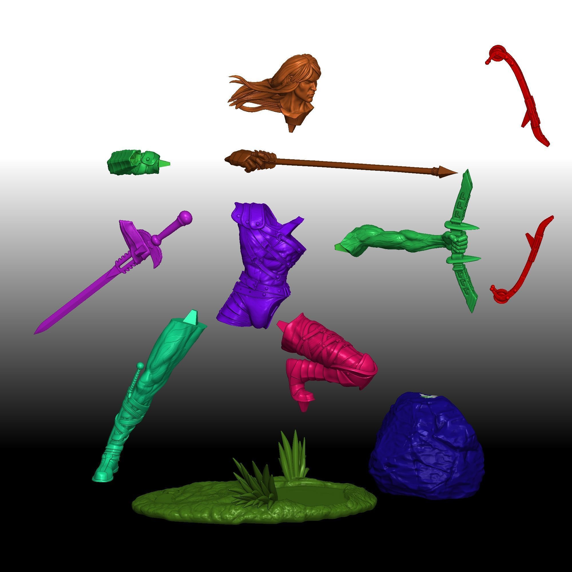 Heroes 3 Gelu 3D print model_6