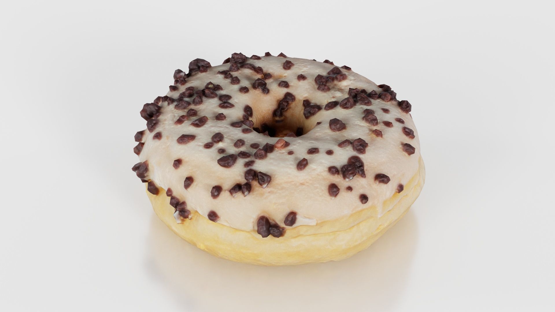 Contrast Donut Low-poly 3D model_24