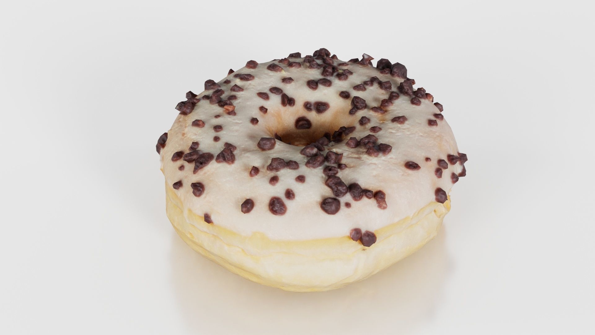 Contrast Donut Low-poly 3D model_21