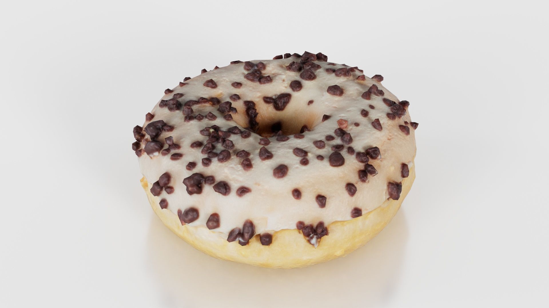 Contrast Donut Low-poly 3D model_26