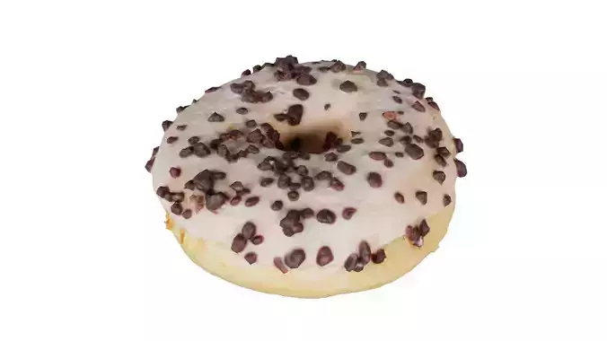 Contrast Donut Low-poly 3D model