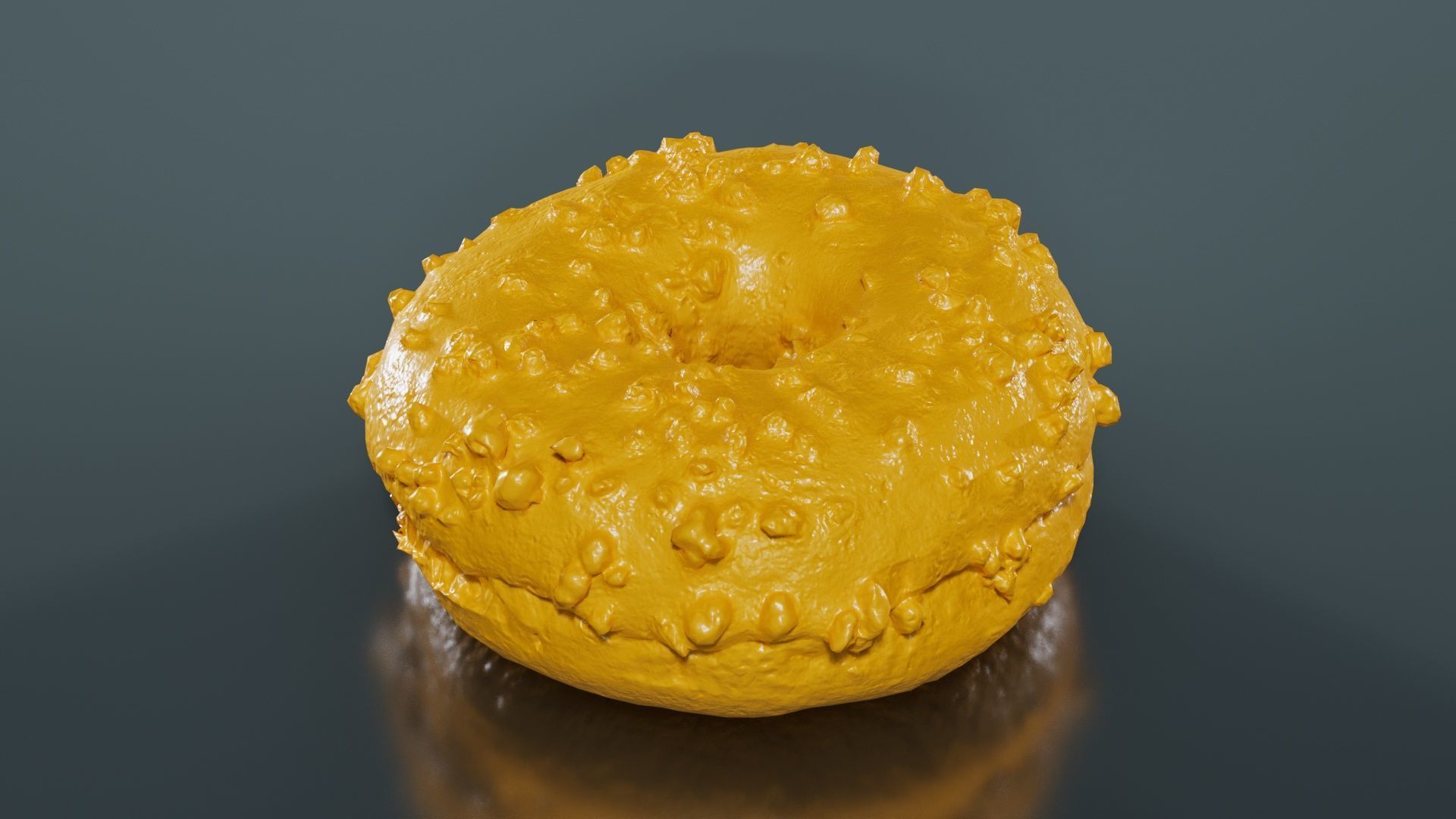 Contrast Donut Low-poly 3D model_12