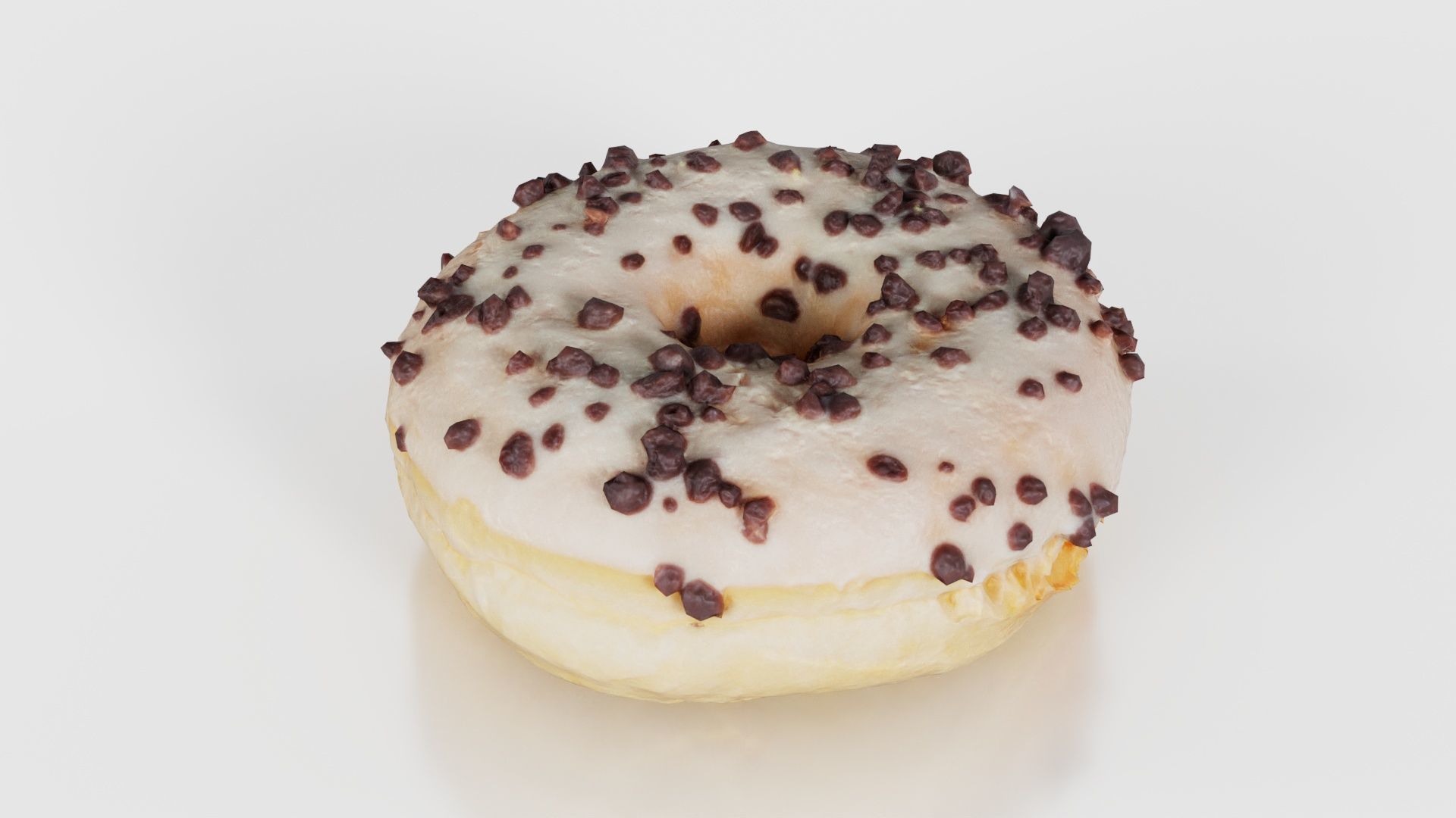 Contrast Donut Low-poly 3D model_20